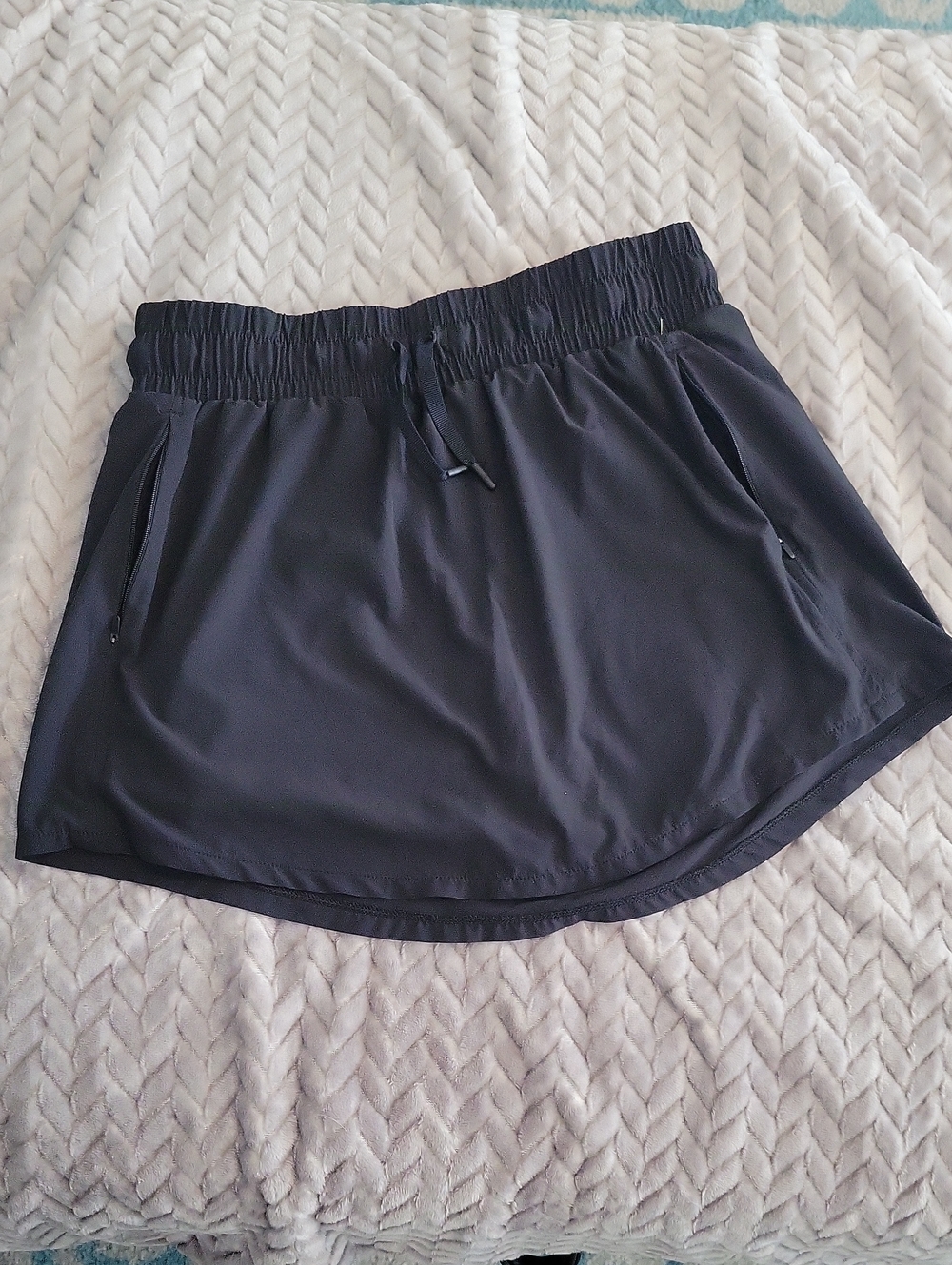 all in motion Black Active Skort with Drawstring Waist